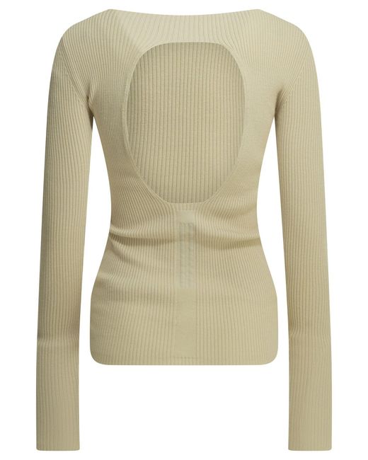 Rick Owens Green "Al" Boat Sweater