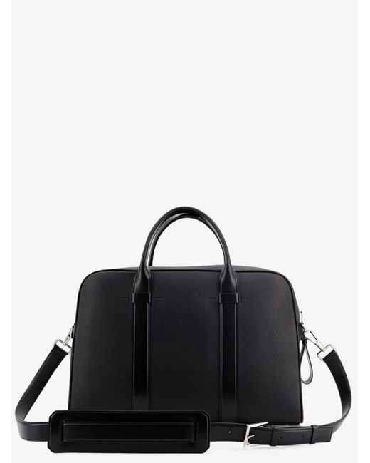Tom Ford Black Leather Work Bag for men