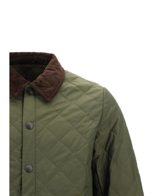 Barbour Green Heritage Quilt Jacket for men