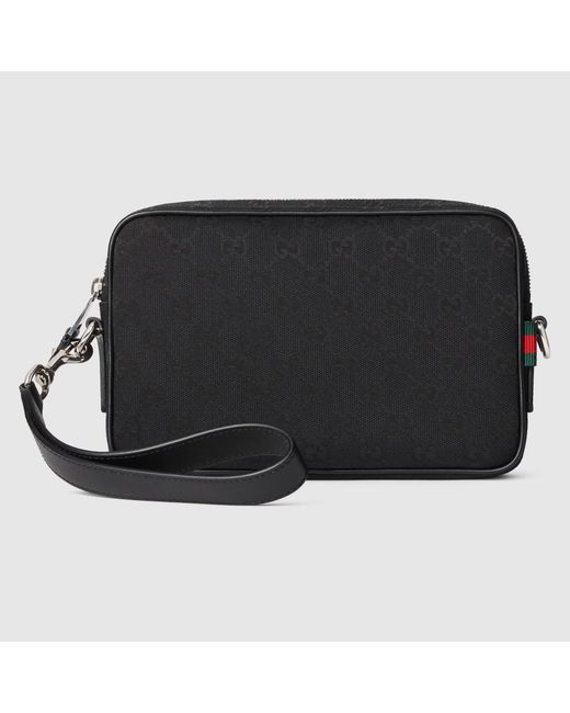 Gucci Black Gg Crossbody Bag for men