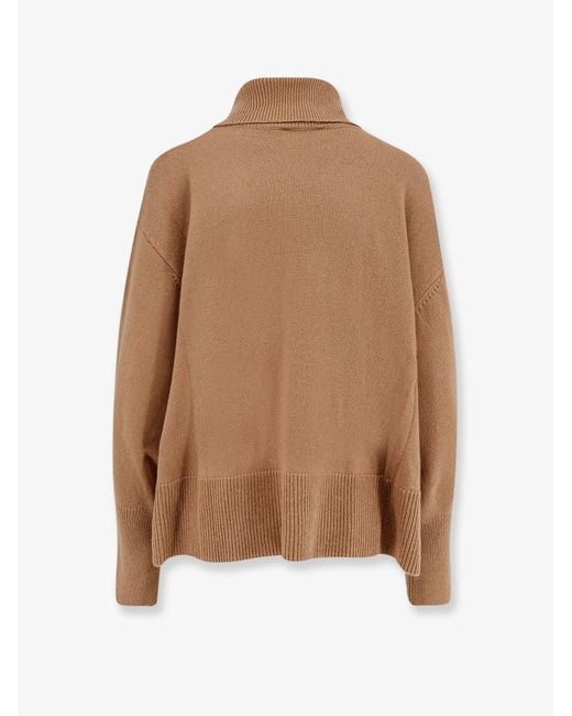 Axel Arigato Brown Wool Blend Turtleneck Sweater