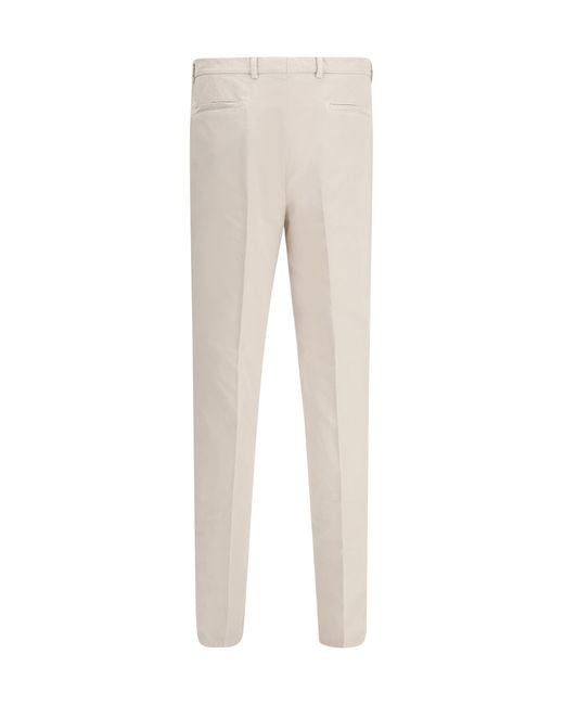 Brunello Cucinelli Natural Cotton Pants for men