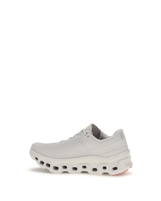 On Shoes White Cloudmster 1 Sneakers Camellia