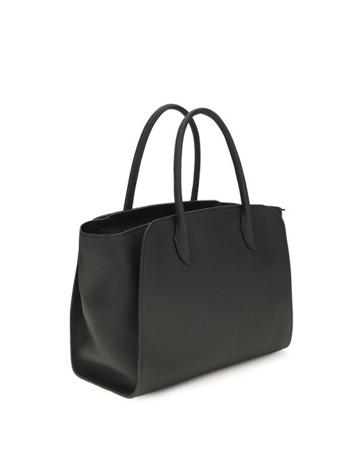 The Row Black Marlo 12 Tote Bag