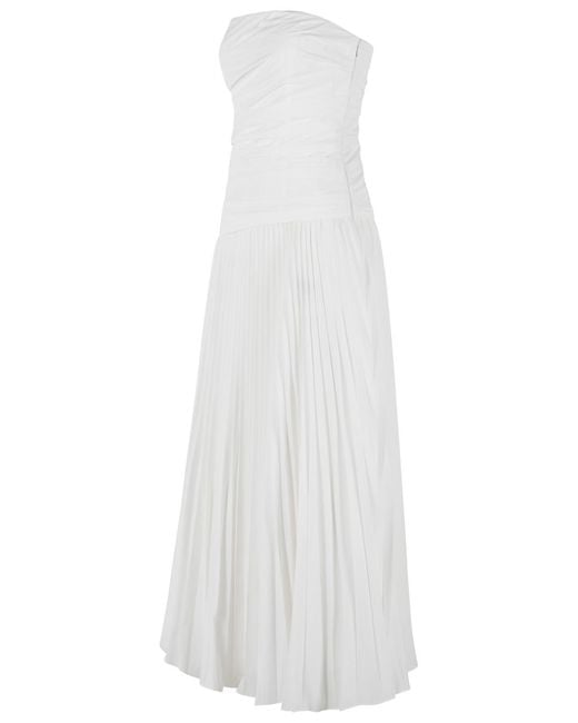 Jonathan Simkhai White 'Arie' Polyester Dress