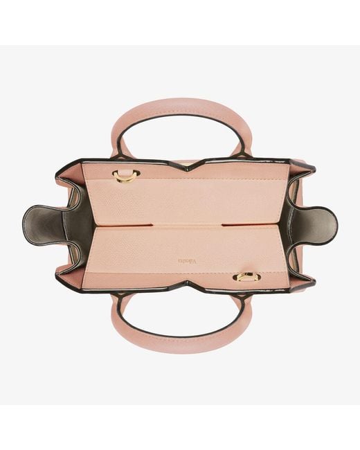 Valextra Pink "Milano" Crossbody Bag Mini
