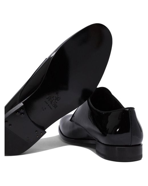Fabi Black Lace-Up Shoes for men