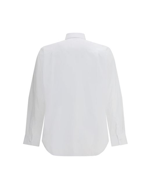 COMME DES GARÇONS PLAY White Cotton Shirt for men