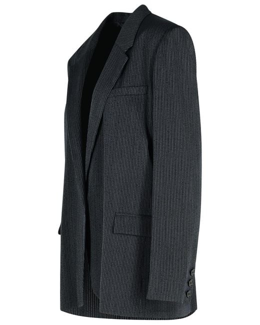 Isabel Marant Black 'Omelia' Virgin Wool Blend Blazer