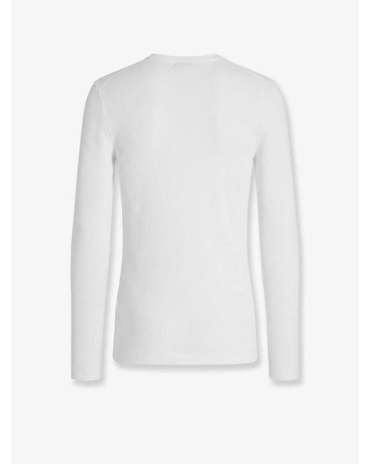 Dolce & Gabbana White Cotton T-Shirt for men
