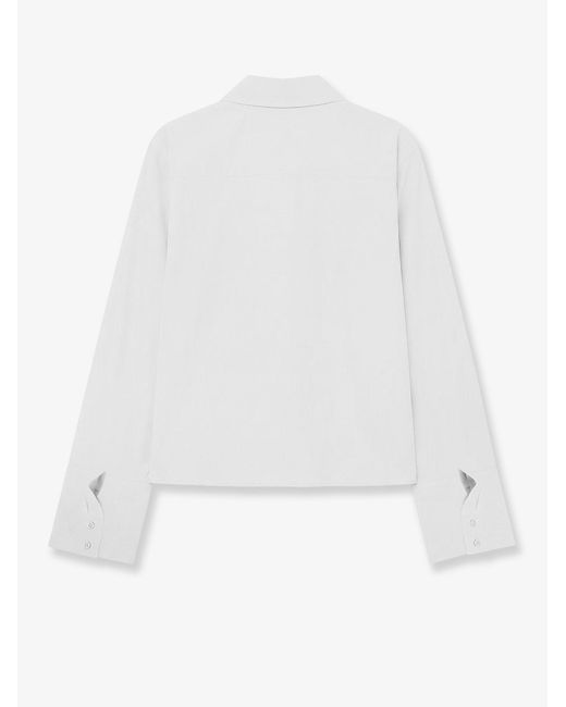Frankie Shop White Tila Organic Cotton Shirt