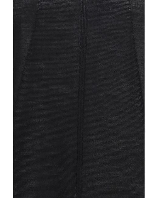 Rick Owens Black Biker Level Sweater for men