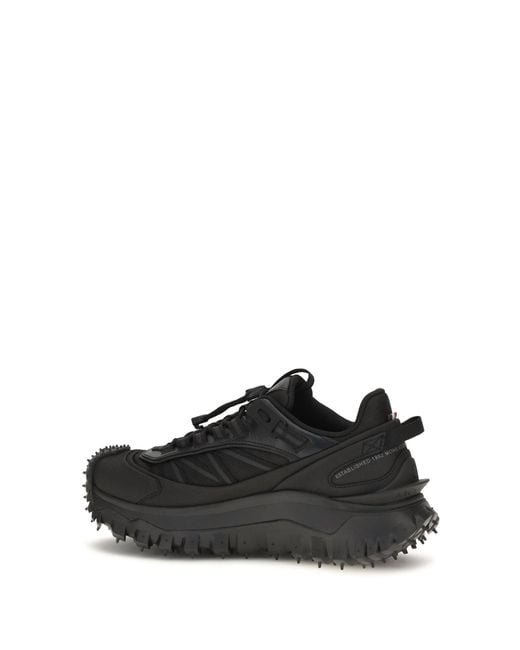 Moncler Black Trailgrip Gtx Low Top Sneakers