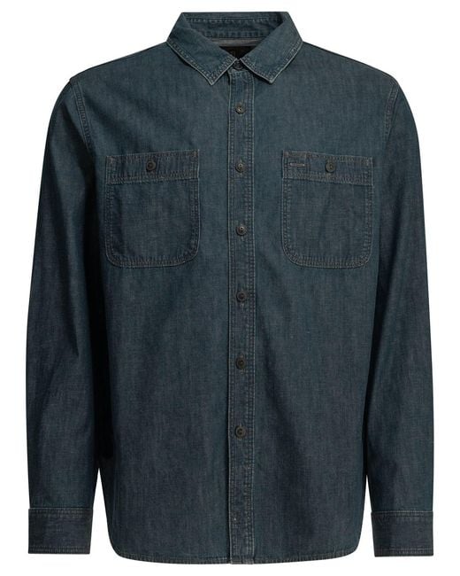 RRL Blue Denim Shirt for men