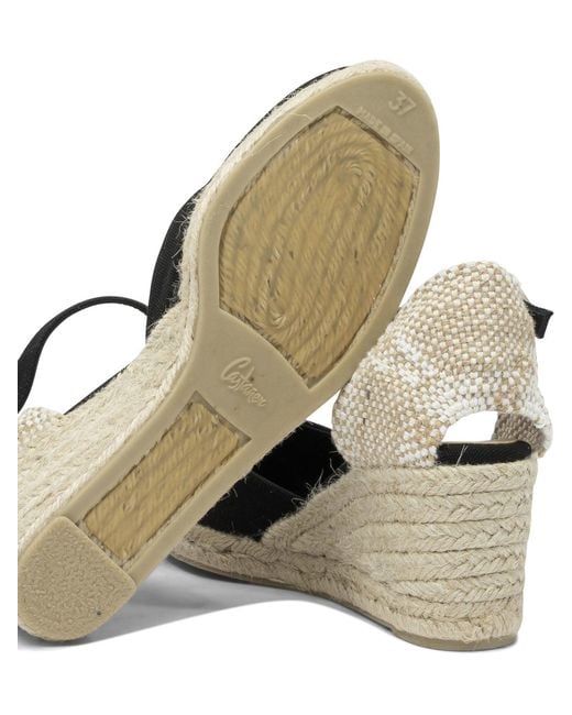 Castaner Black "Carol 70Mm" High Espadrilles