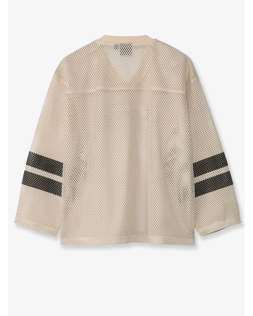 Stussy Natural Perforated Nylon T-Shirt for men