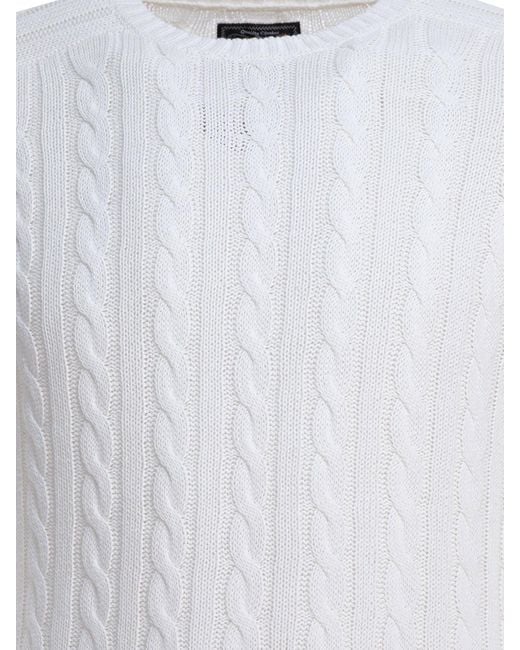 Beams Plus White Lily Yarn Knitwear for men