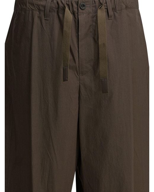 Sacai Typewriter Trousers Brown for men