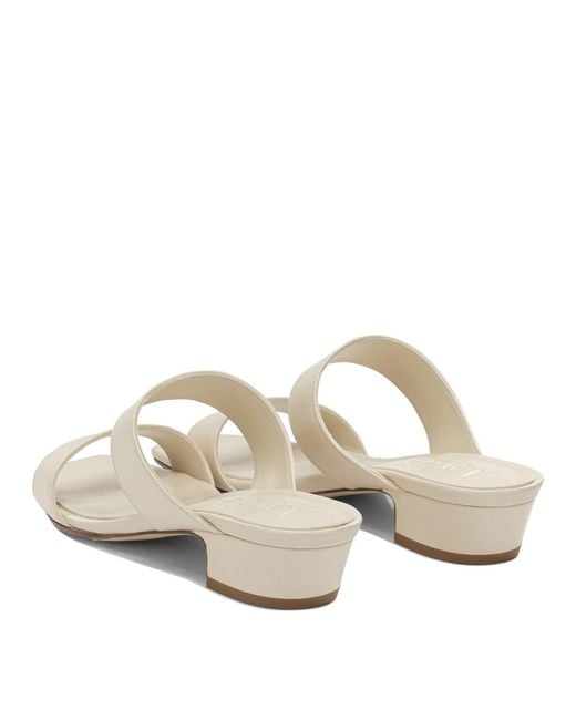 Aeyde White "Kemi 30Mm" Heeled Sandals