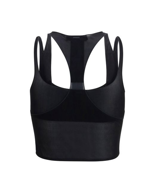 Gucci Black Viscose Bralette