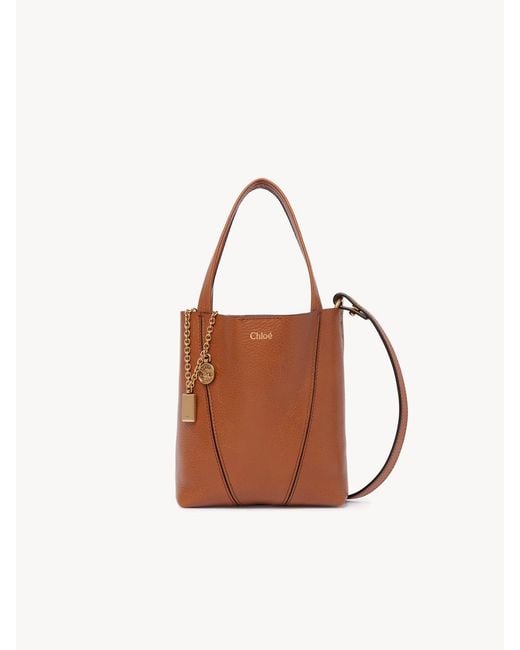 Chloé Brown "Spin" Small Handbag