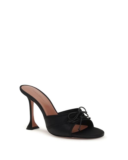 AMINA MUADDI Black Eleonora Mules Sandals