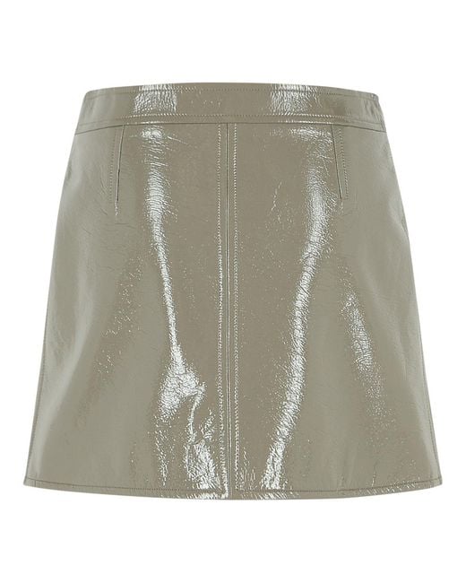 Courreges Multicolor 'Reedition' Polyester Blend Miniskirt