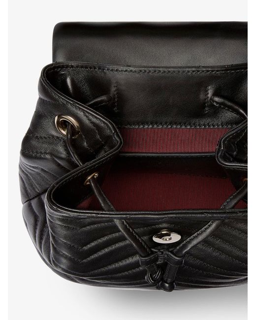 Gucci Black Gg Marmont Mini Leather Backpack