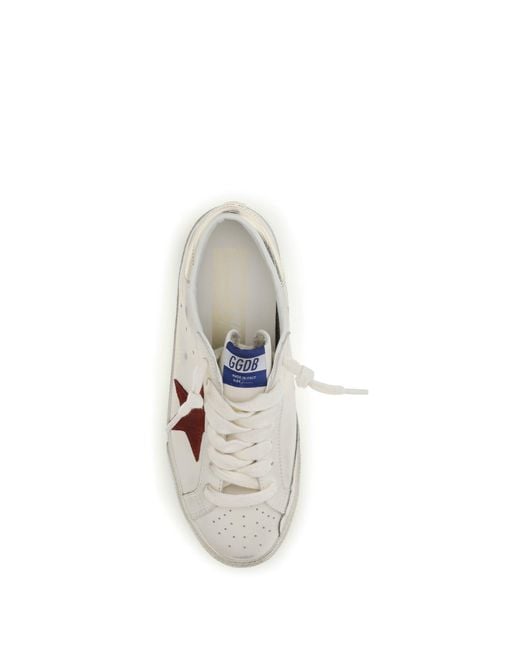 Golden Goose Deluxe Brand White Leather Super Star Sneakers