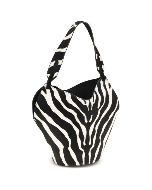 Khaite Black Lotus Shoulder Bag