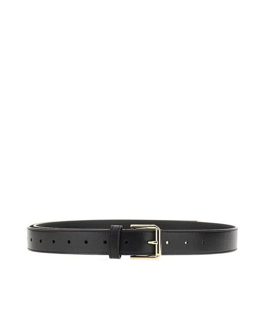 Givenchy Black 'Voyou' Leather Belt