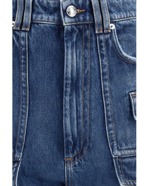 Max Mara Blue Violino Jeans Notte