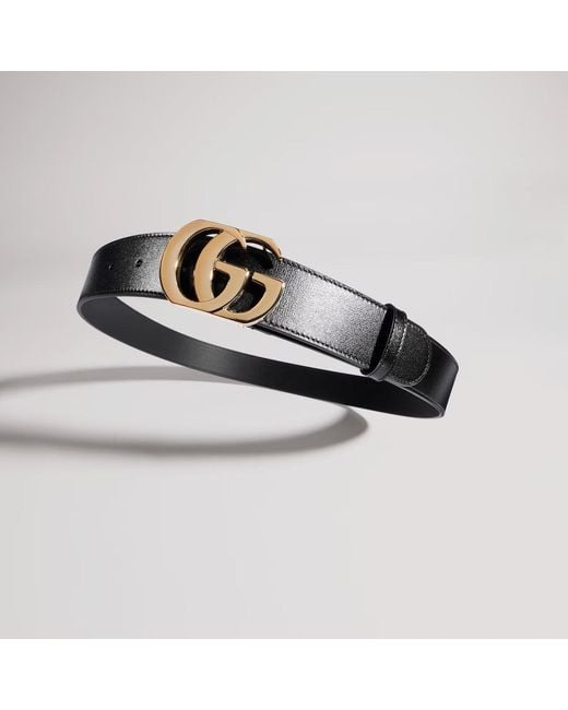 Gucci Metallic Gg Marmont Belt for men