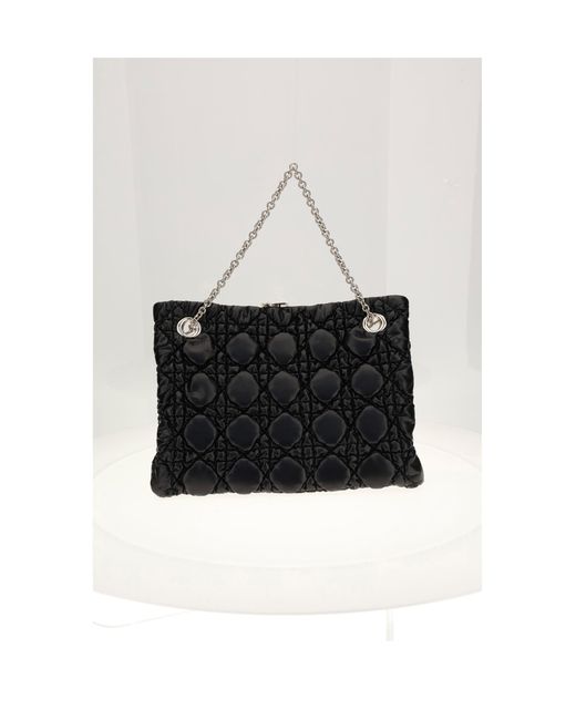 Dior White Dior Hobo Calfskin