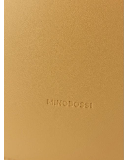 MINOBOSSI Metallic Leather Crossbody Bag