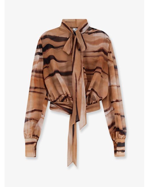 Elisabetta Franchi Brown Blouses