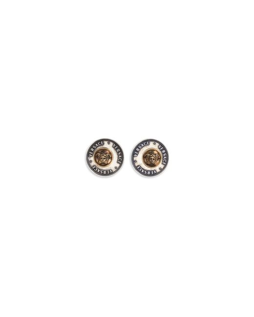 Versace White Earrings Coins