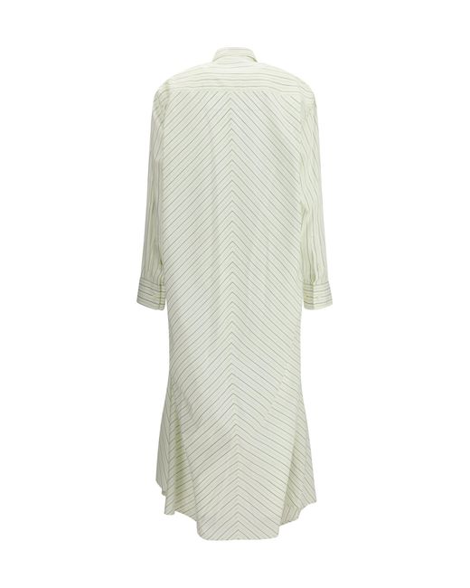 Phoebe Philo White Chemisier Dress