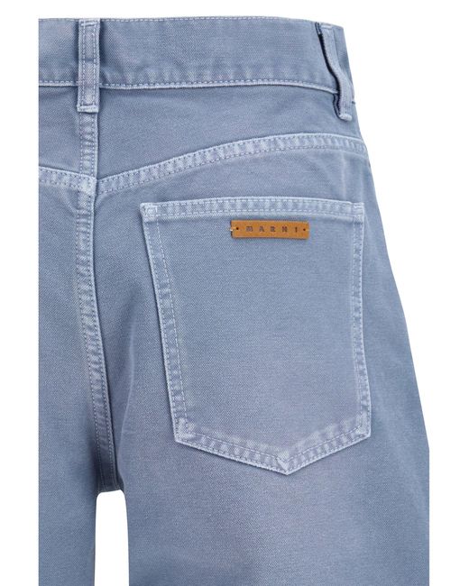 Marni Blue Five-Pocket Jeans