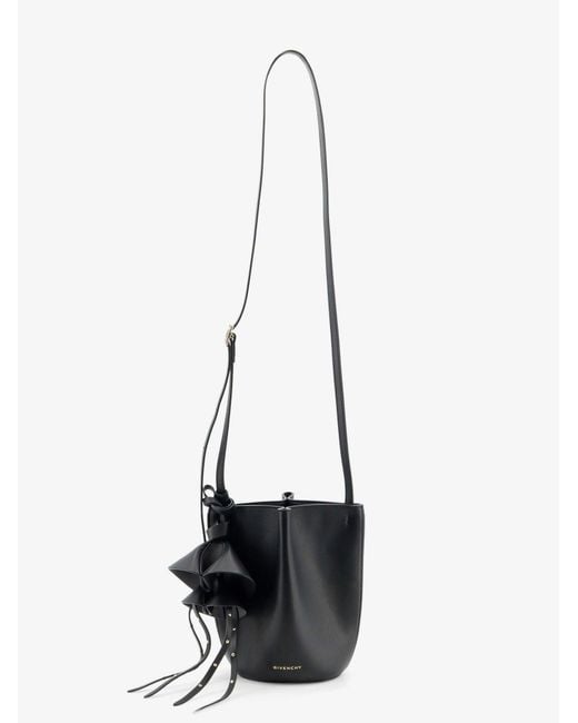 Givenchy White Nano Snap Leather Crossbody Bag