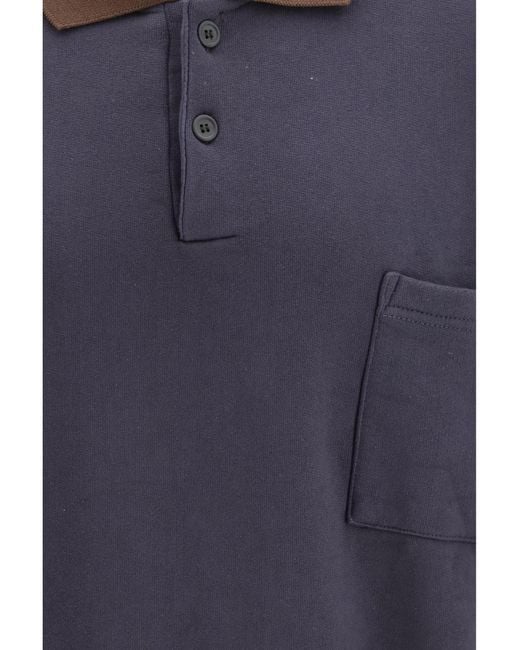 GR10K Blue Replicated 30001 Sweatshirt Polo for men