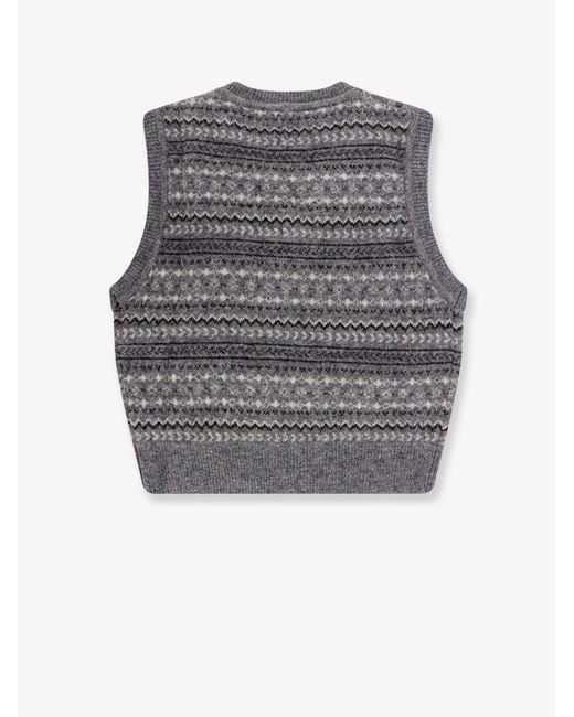 DUNST Gray Crafted Vest