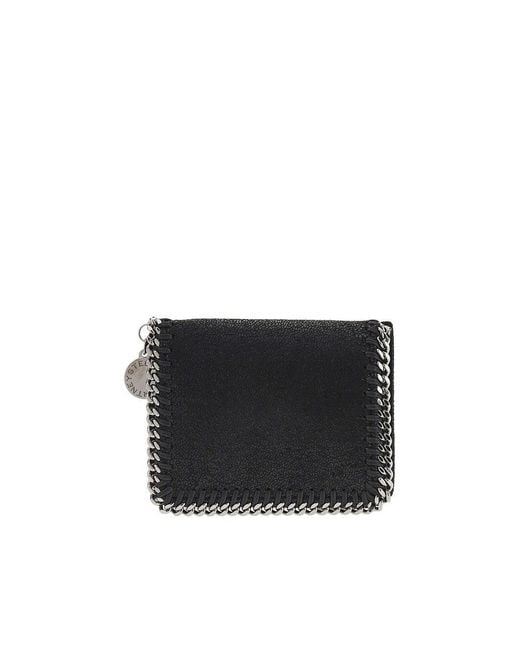 Stella McCartney Black 'Falabella' Bi-Fold Wallet