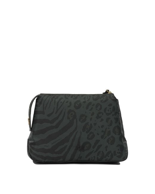 Pinko Black Polyamide Pouch