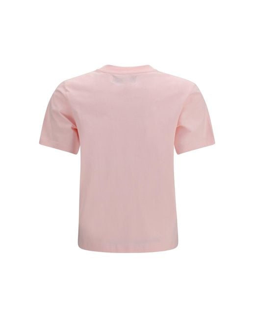 Fiorucci Pink Regular Patch Angeli T-Shirt Baby