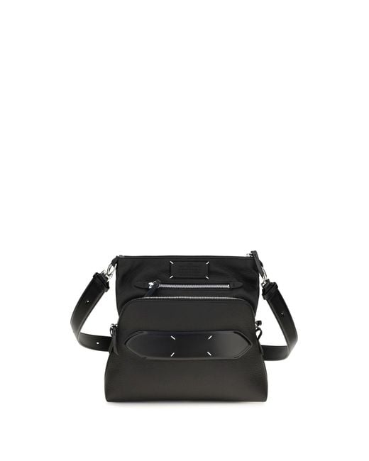 Margiela Black Small Soft 5Ac Multifunction Crossbody Bag