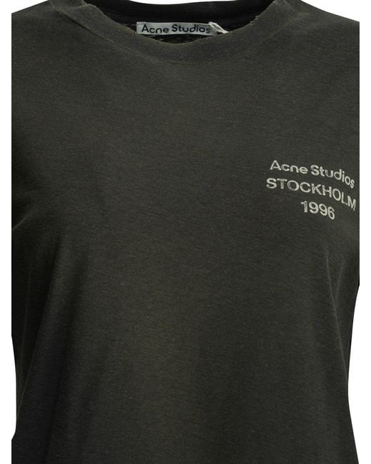 Acne Green T-Shirt Cl0497Bm0