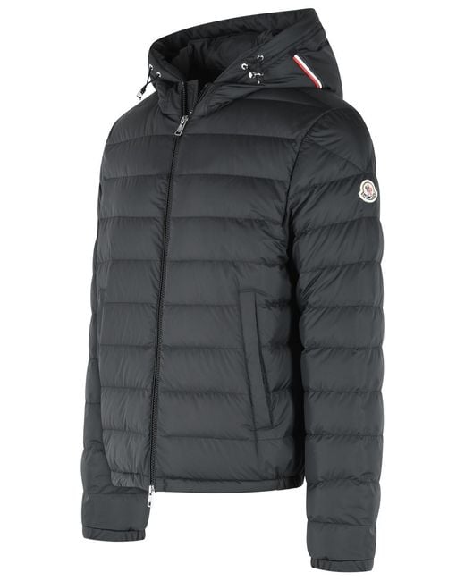 Moncler Black 'Vermeille' Short Hooded Down Jacket for men