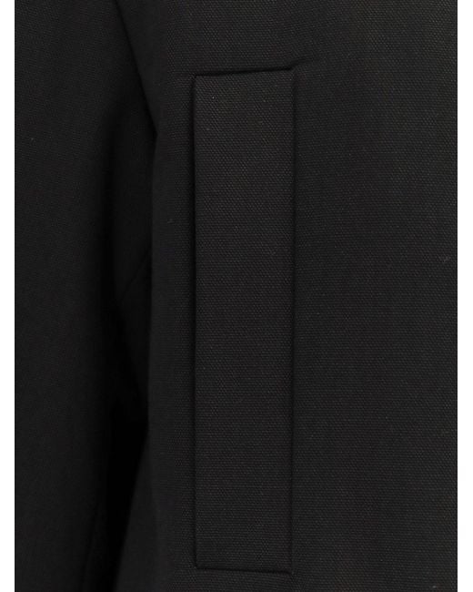 Hevò Black Castel Del Monte Cotton Jacket for men