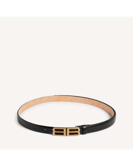 Balenciaga Brown "Bolero Bb" Leather Belt